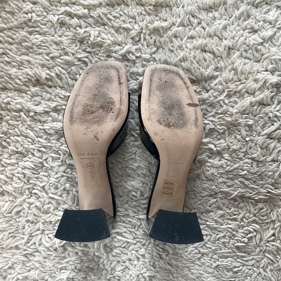 By Far Michele Patent Leather Slides - Picture 4 of 8